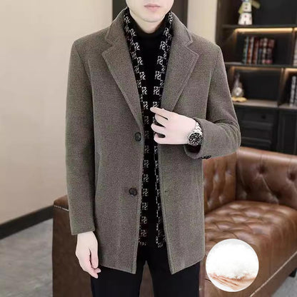 🍂Men's Mid-Length Warm Coat | Thick Down, Elegant Design