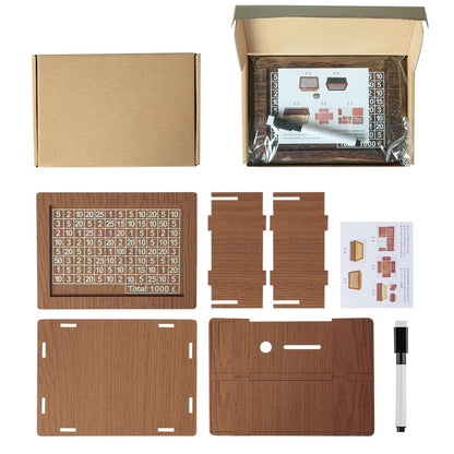 🎁 Hot Sale 49% OFF 🔥Wallet Fattening Program——Cash Vault Wooden Savings Box