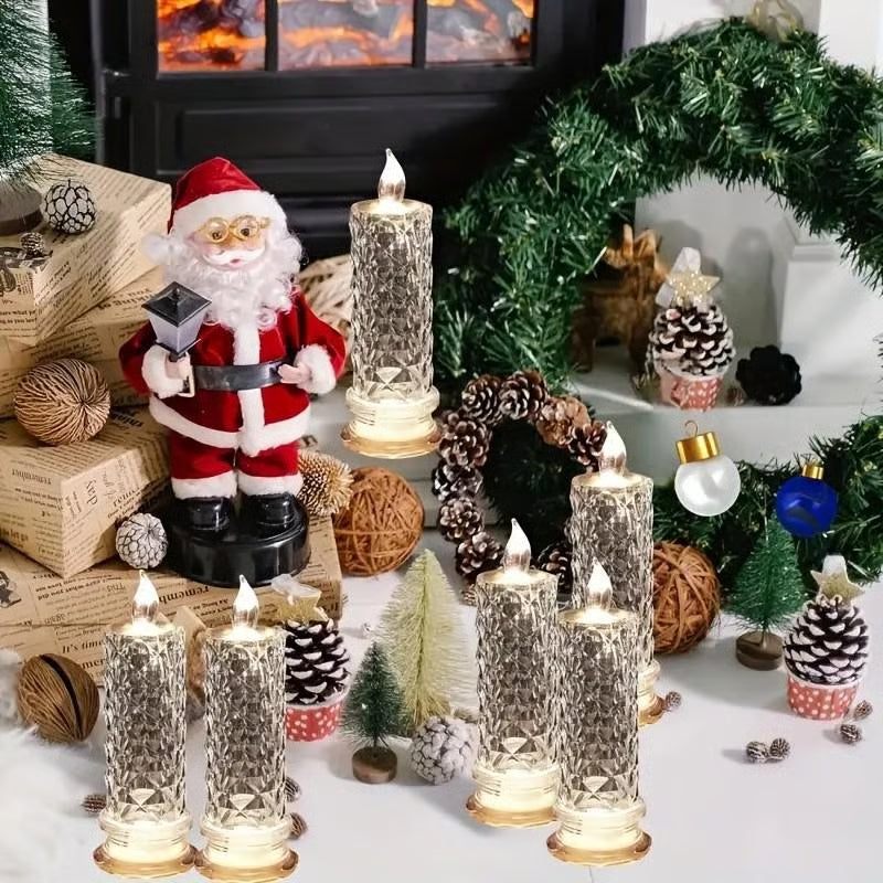 🔥🎁LED Crystal Candle Lights