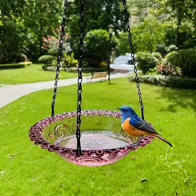 🔥💐SPRING DAY SALE- 49% OFF⚡50K+ SOLD!🐦Solar Cascade Hanging Bird Bath Fountain