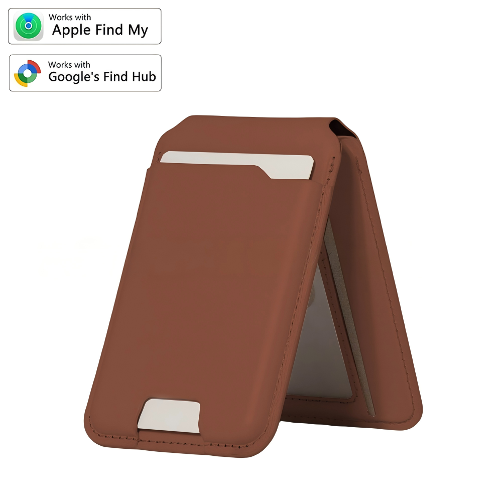 🔥50K+ SOLD!🔥Smart MagSafe Wallet Made of Genuine Nappa Leather – with Apple Find My™ & Google Find Hub™, RFID Protection, and Wireless Charging.