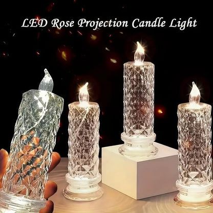 🔥🎁LED Crystal Candle Lights