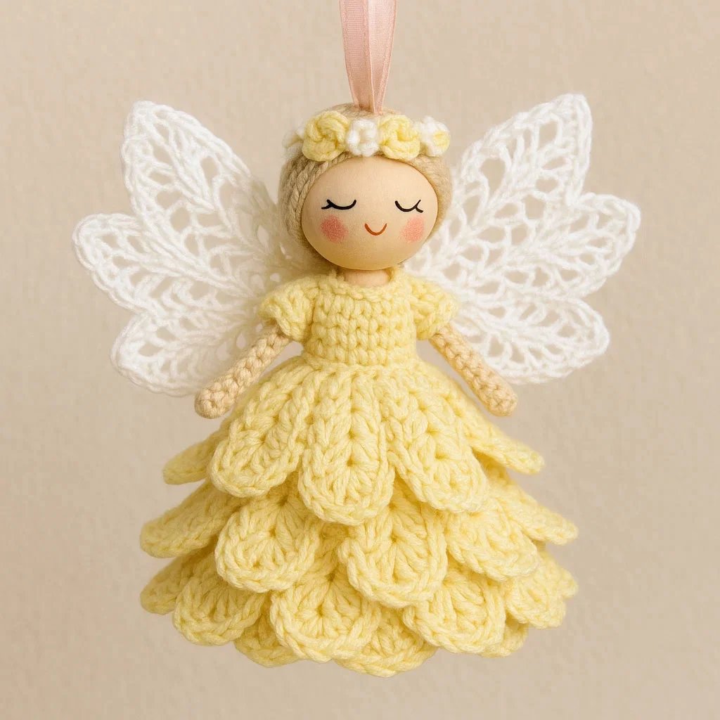 🎁Crochet your own angel – Complete craft DIY