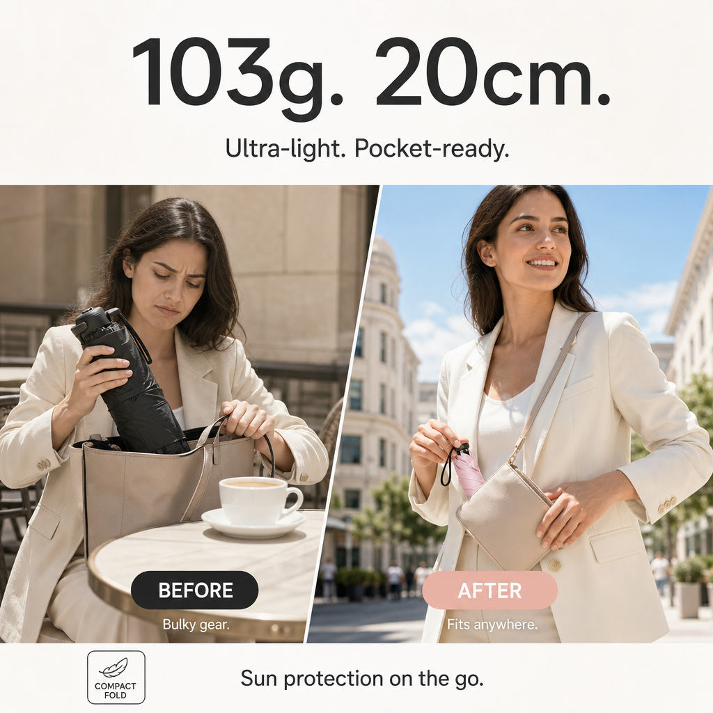 🔥Ultra-Lightweight Compact All-Weather Umbrella