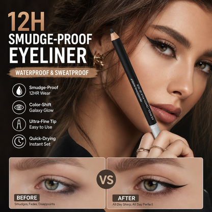 ⏰Soft Smudgeable Eyeliner Pencil – Long-Lasting, Effortless Blend