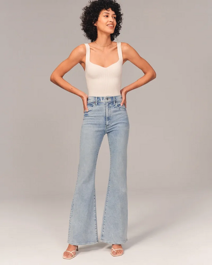 💕HOT SALE 49% OFF 💕👖 Ultra High Rise Stretch Flare Jean