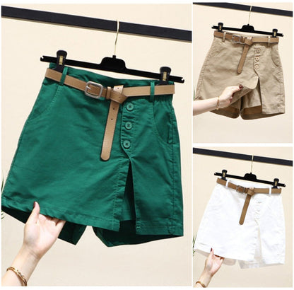 💥Hot Sale🤩-Women's Skirt Shorts (with Belt)