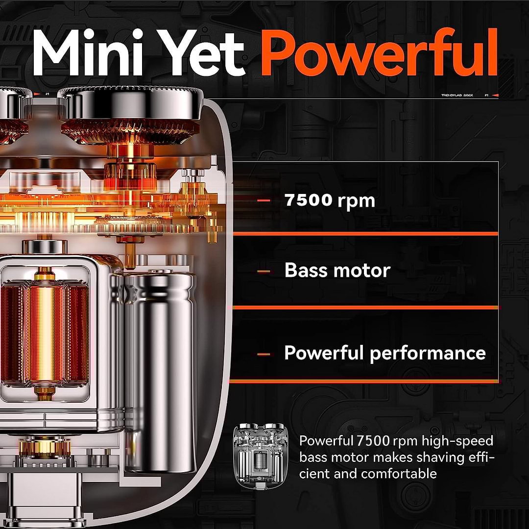 🔥Limit Time 49% OFF✨Mini double head electric shave