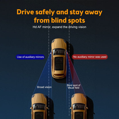 🚨 360° Adjustable Blind Spot Mirror – Wide-Angle Convex Rearview Mirror for Cars, SUVs, Trucks & Vans | Drive With More Confidence