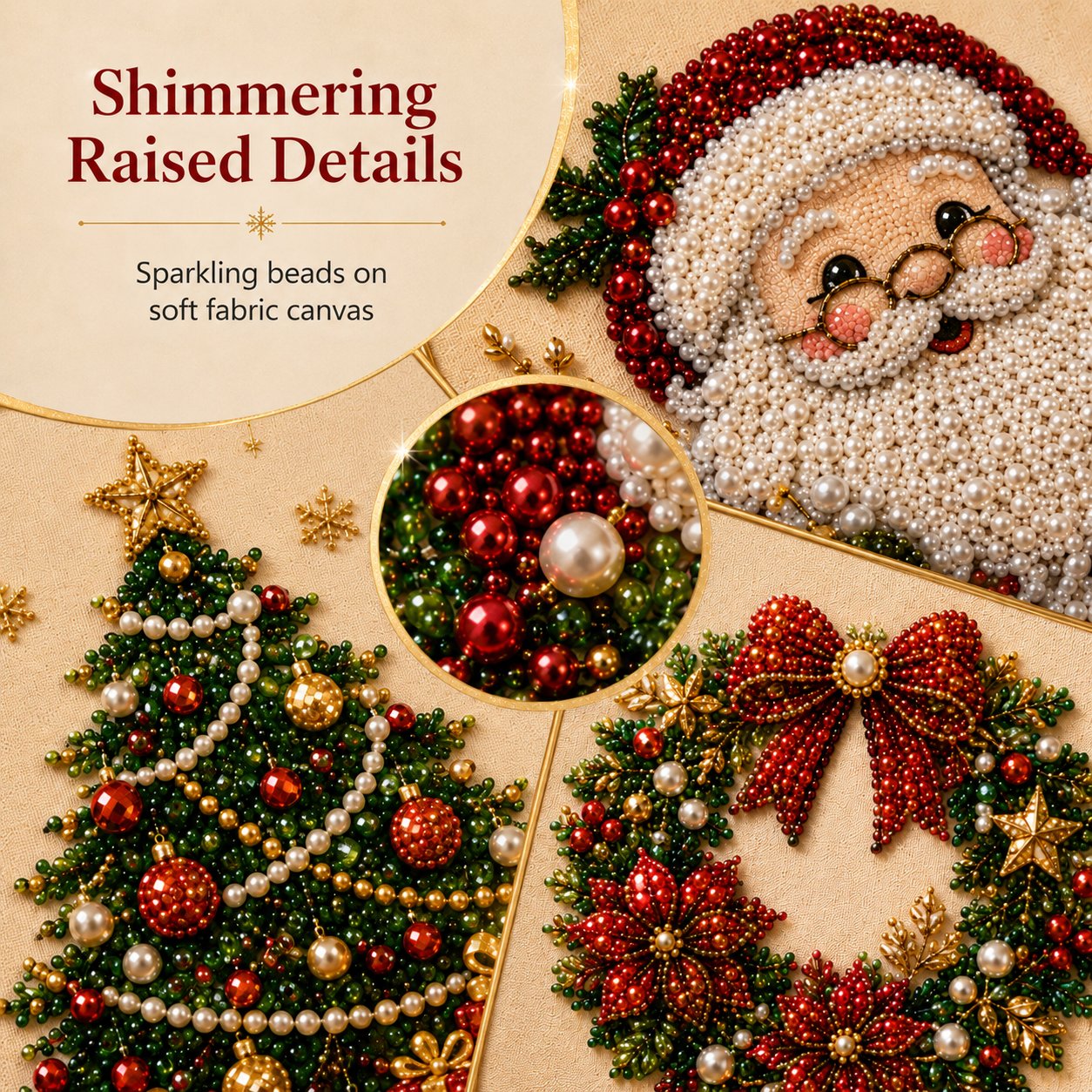 🎨💎DIY Christmas Pearl Diamond Painting Art Kit