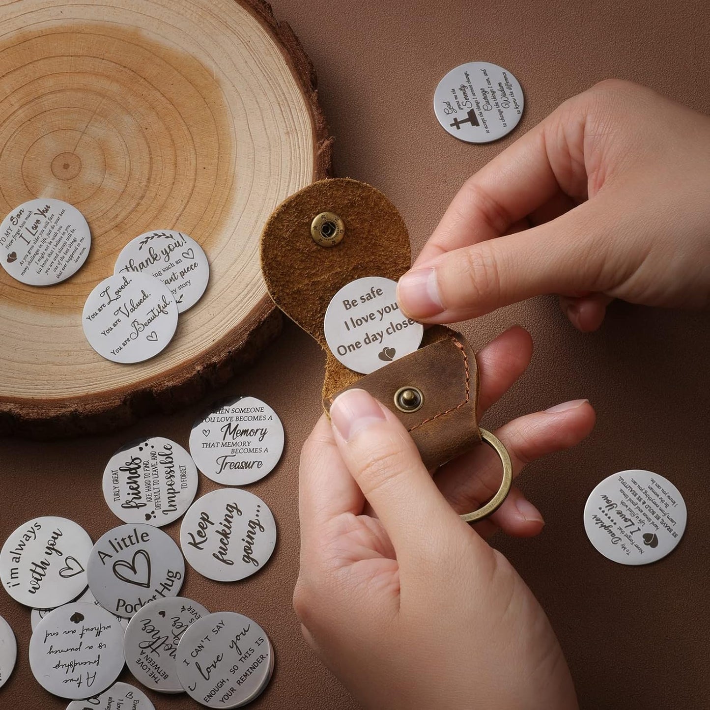 Personalized keychains - perfect for gifting to family and close friends.