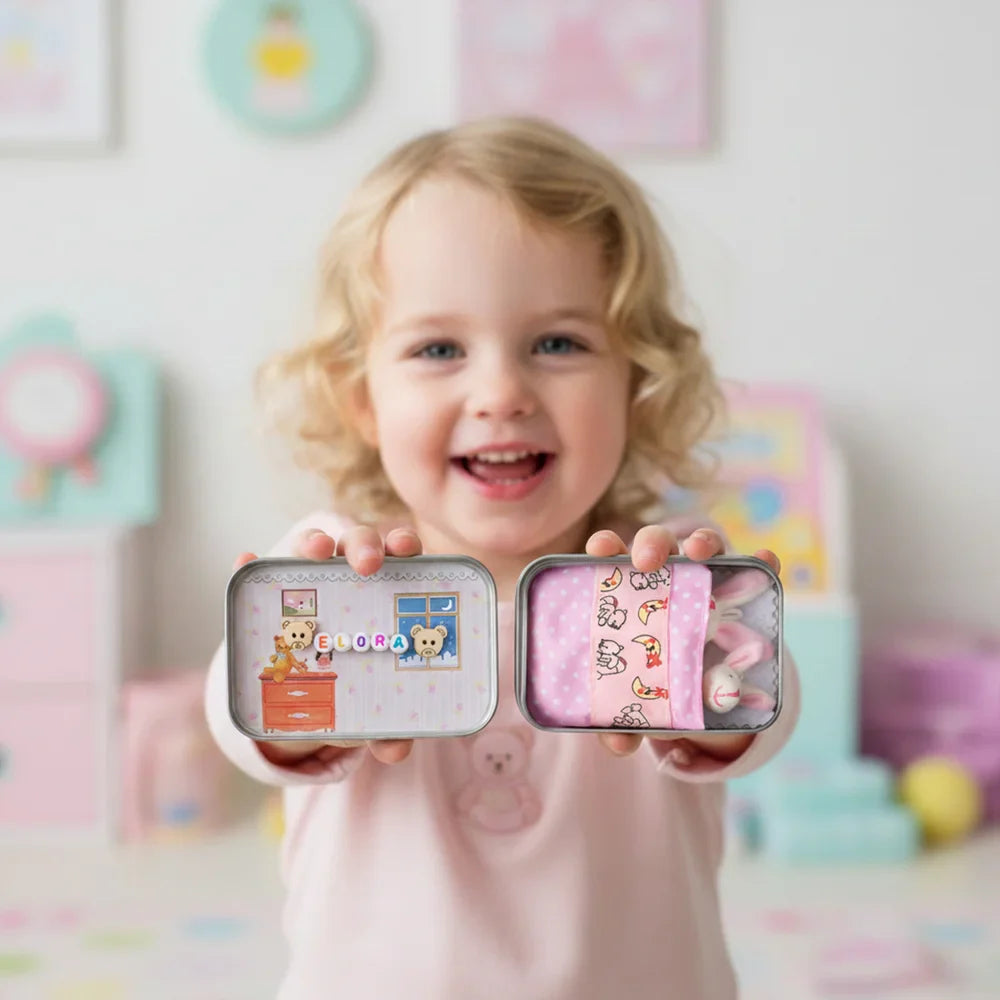 🎉Easter Best Gift 49% OFF🎁🐇Bunny Mummy Tiny Plush Pocket Tin