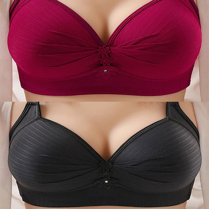 🥰2024 Plus Size Comfortable Underwear Bra