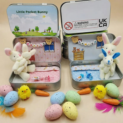 🎉Easter Best Gift 49% OFF🎁🐇Bunny Mummy Tiny Plush Pocket Tin