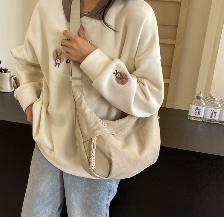 🎉Limited Offer Just ￡9.99😍Women's Fashion Plain Colour Crossbody Hobo Bag👜