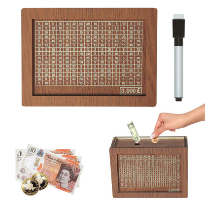 🎁 Hot Sale 49% OFF 🔥Wallet Fattening Program——Cash Vault Wooden Savings Box