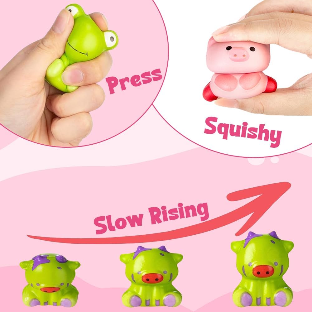 🔥Last Day Special Price ￡11.99!!⚡50K+ SOLD🎁12/24PCS Easter Eggs Prefilled Slow Rising Squishy Toys