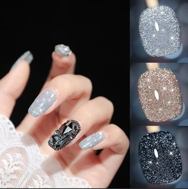 💅Laser Diamond Cat Eye Nail Polish💎