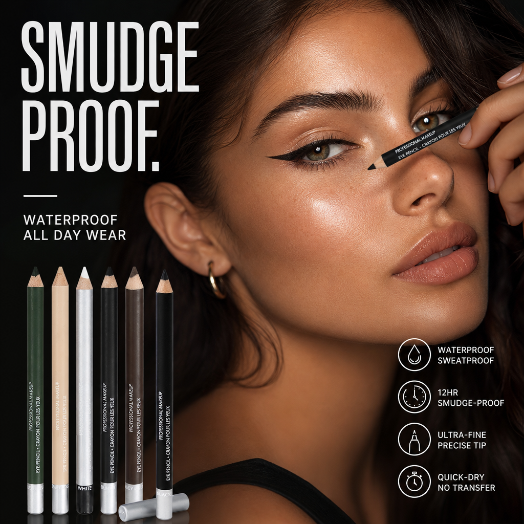 ⏰Soft Smudgeable Eyeliner Pencil – Long-Lasting, Effortless Blend
