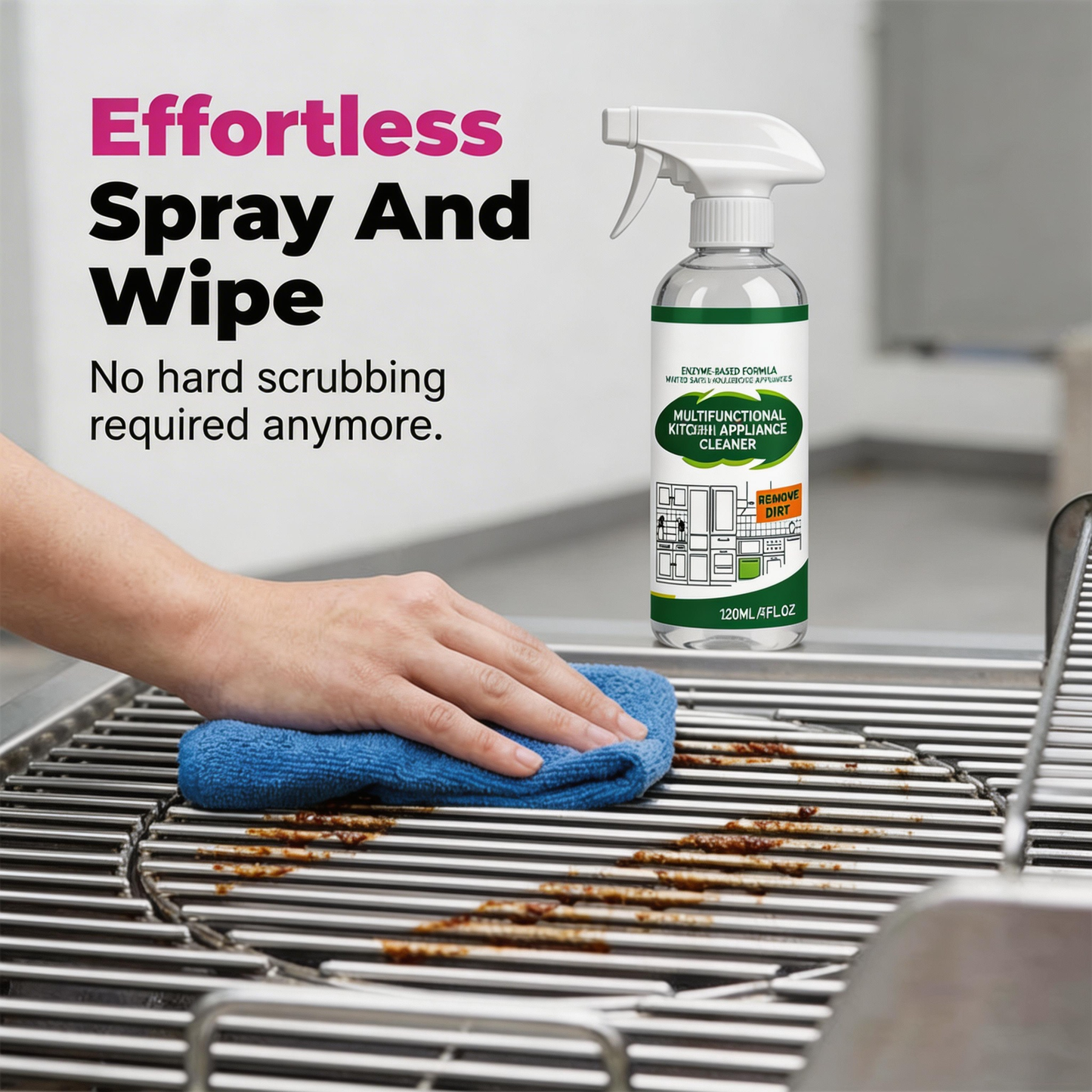 Multifunctional Kitchen Appliance Cleaner Spray