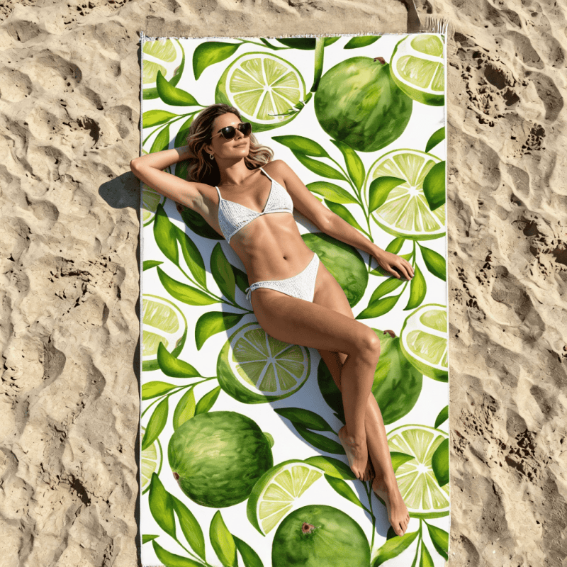 2-in-1 Convertible Beach Towel & Drawstring Backpack