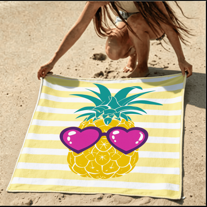 2-in-1 Convertible Beach Towel & Drawstring Backpack