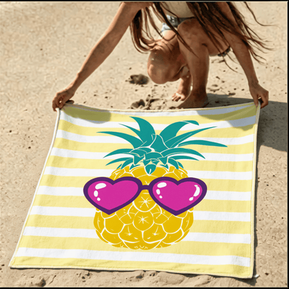 2-in-1 Convertible Beach Towel & Drawstring Backpack