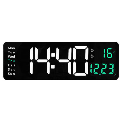 🕐💡49% OFF! ⌚16" Large Digital Clock with Temperature, Date, Auto DST, Night Light, Auto Brightness Dimmer – Smart Display for Every Room