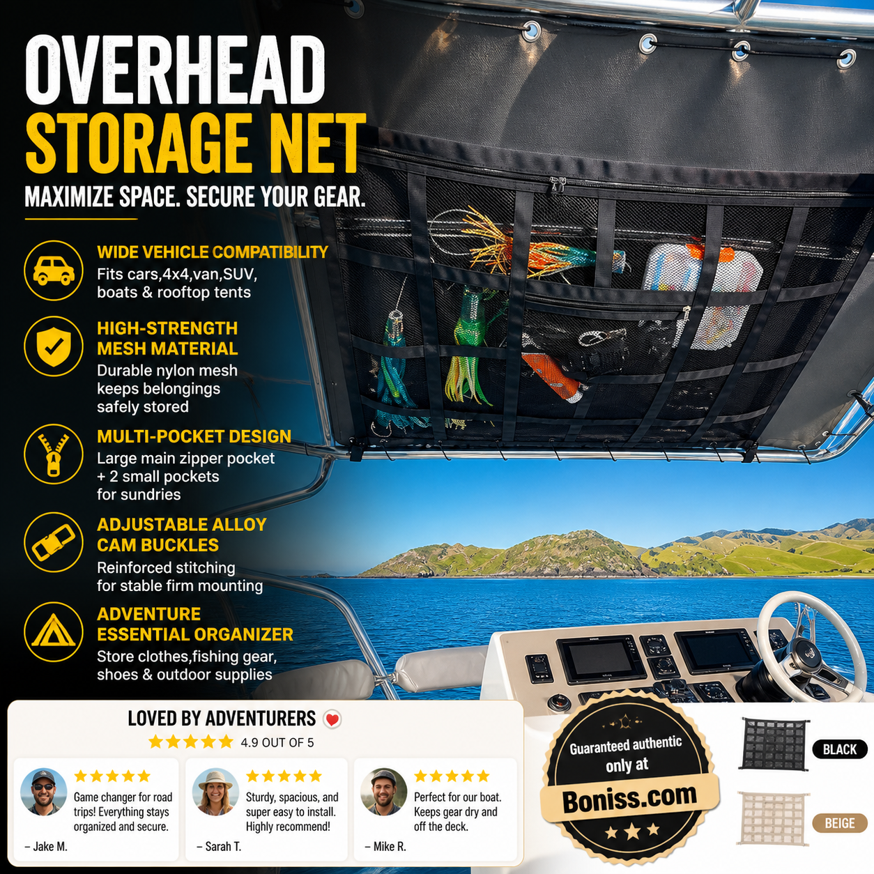 🔥Car Roof Storage Bag