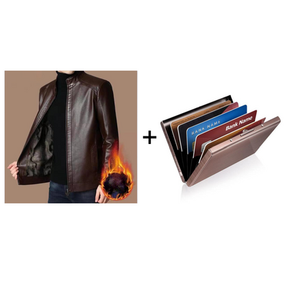 🍂Men's Exquisite Leather Jacket