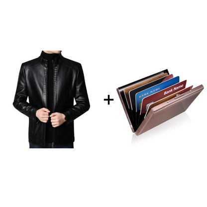 🍂Men's Exquisite Leather Jacket