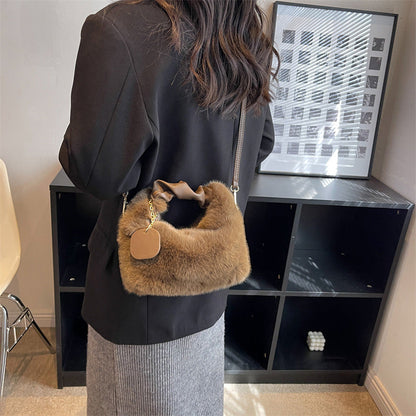 🎁Best Gift For Her💕 - New Fashion Trend Multifunctional Skin-Friendly Faux Fur Bag