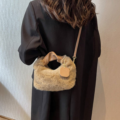 🎁Best Gift For Her💕 - New Fashion Trend Multifunctional Skin-Friendly Faux Fur Bag
