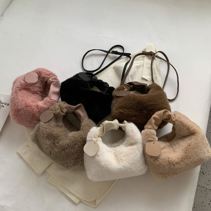 🎁Best Gift For Her💕 - New Fashion Trend Multifunctional Skin-Friendly Faux Fur Bag