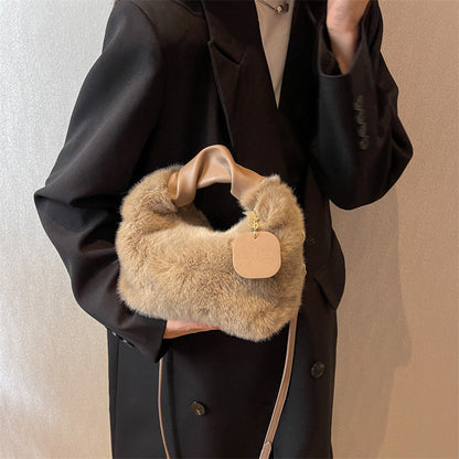 🎁Best Gift For Her💕 - New Fashion Trend Multifunctional Skin-Friendly Faux Fur Bag