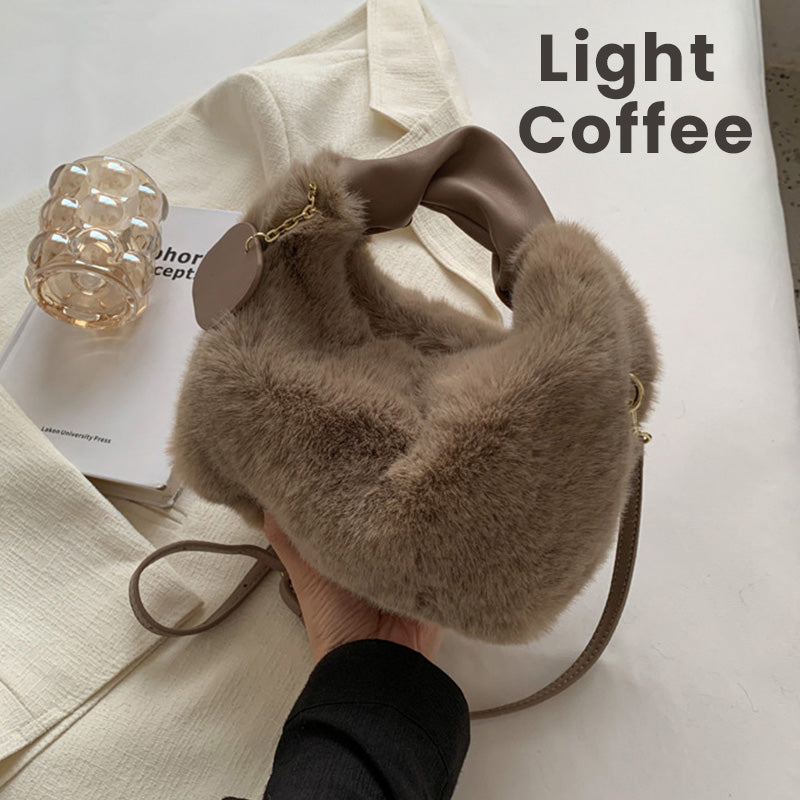 🎁Best Gift For Her💕 - New Fashion Trend Multifunctional Skin-Friendly Faux Fur Bag