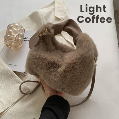 🎁Best Gift For Her💕 - New Fashion Trend Multifunctional Skin-Friendly Faux Fur Bag