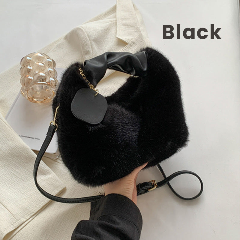 🎁Best Gift For Her💕 - New Fashion Trend Multifunctional Skin-Friendly Faux Fur Bag