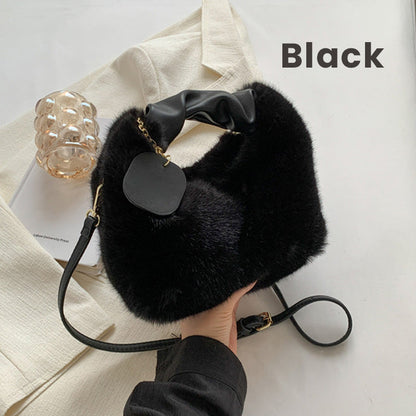 🎁Best Gift For Her💕 - New Fashion Trend Multifunctional Skin-Friendly Faux Fur Bag