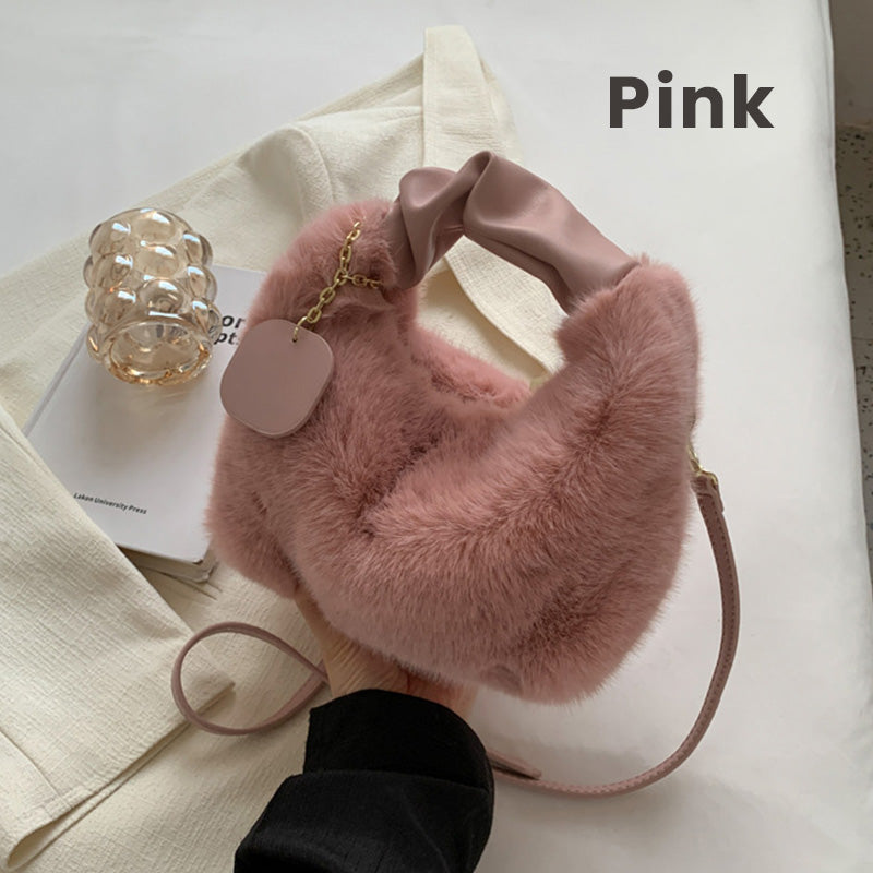 🎁Best Gift For Her💕 - New Fashion Trend Multifunctional Skin-Friendly Faux Fur Bag