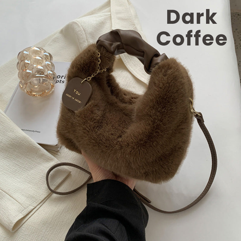 🎁Best Gift For Her💕 - New Fashion Trend Multifunctional Skin-Friendly Faux Fur Bag
