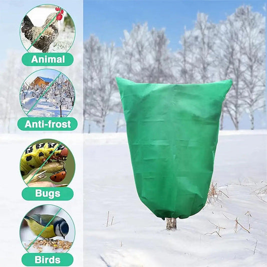 🌲Plant Thickened Drawstring Bag Freeze Protection Covers❄️