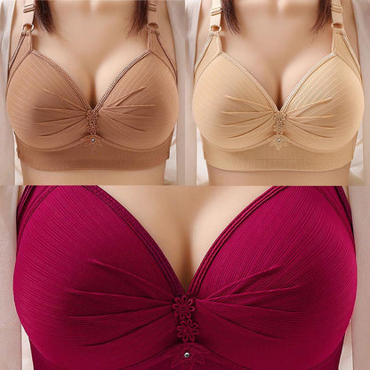🥰2024 Plus Size Comfortable Underwear Bra