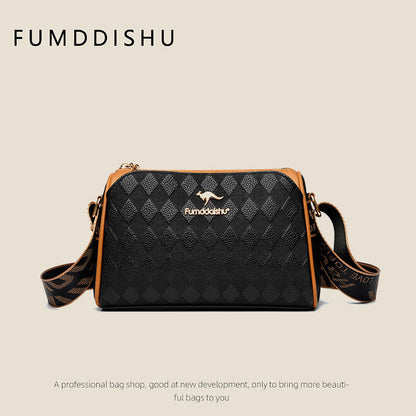 💕Fashion Diamond Pattern Large Capacity 3-Layer Crossbody Bag🔥