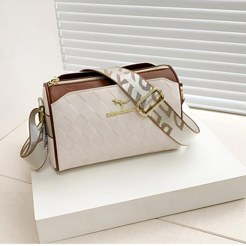 💕Fashion Diamond Pattern Large Capacity 3-Layer Crossbody Bag🔥