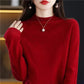 🔥HOT SALE 49% OFF💕Women’s Graceful Half-turtleneck Pullover Knitted Sweater