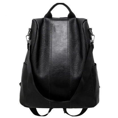 🍂limited edition leather ladies' anti-theft backpack