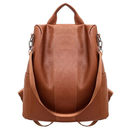 🍂limited edition leather ladies' anti-theft backpack