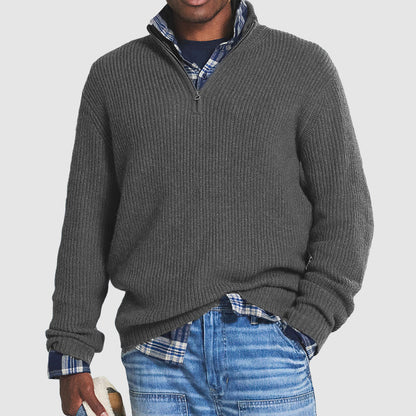 💥Limit Time 49% OFF🍂Men's Business Casual Zipper Sweater