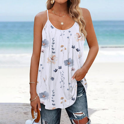 🌸Women's loose floral vest💕
